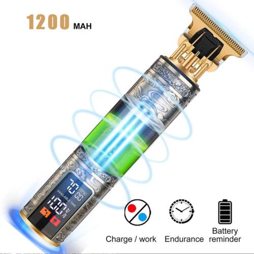 Beard Trimmer Hair Clippers Cordless Rechargeable Hair Cutting Barber Shaving Machine For Men USB Charging