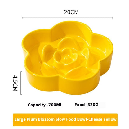 Pet Ceramic Slow Feeding Bowl