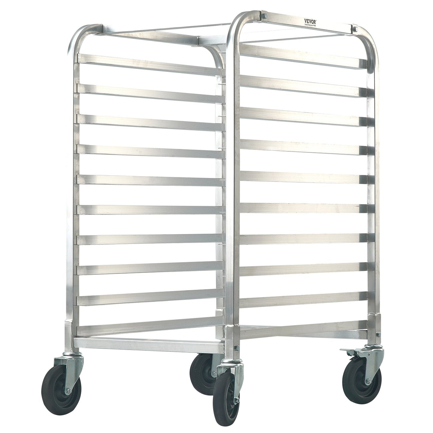 Bun Pan Rack, 10-Tier Commercial Bakery Racks With Brake Wheels, Aluminum Racking Trolley Storage For Half & Full Sheet, Speed Rack For Kitchen Home, Bread Baking Equipment, 26"L X 20.3"W X 39"H